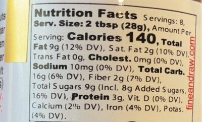 Fine and Raw Hazelnut Butter- 12 Jars X 8oz