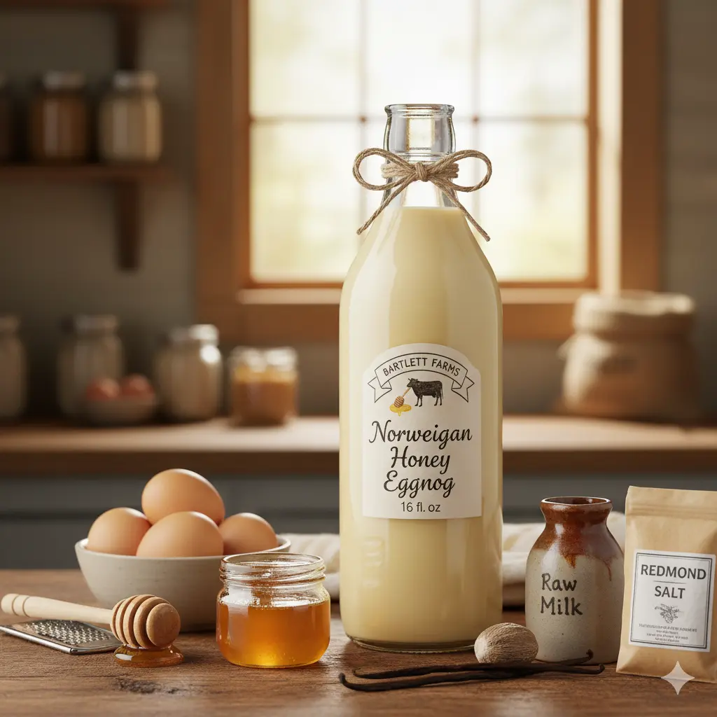 Norwegian Honey Raw Eggnog (16 fl oz) 