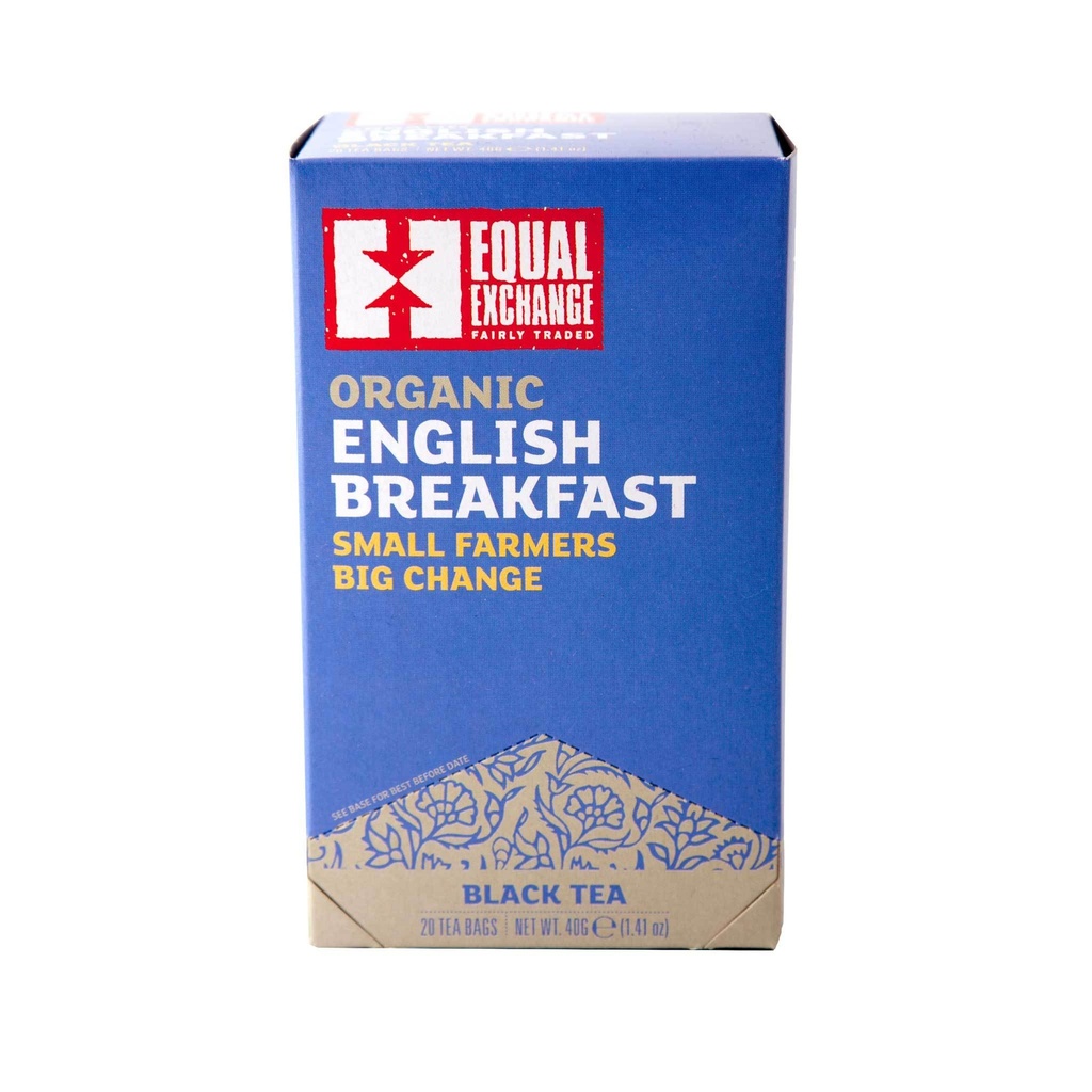 Equal Exchange Organic English Breakfast Tea Bags  20 Count