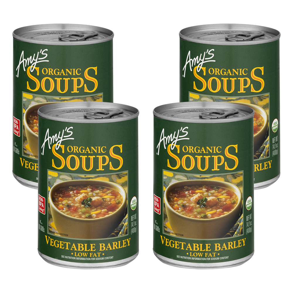 Organic Vegetable Barley Soup, 15.1 Oz