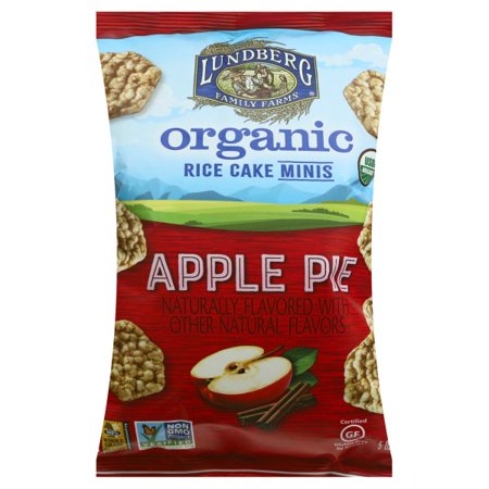 Lundberg, Organic Apple Pie Rice Cake Minis, 5 Oz(Case of 6)