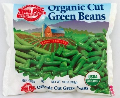 Organic Frozen Green Beans, 10 Oz. Bag